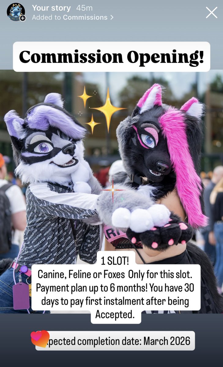FurryForgeF's tweet image. Commission Opening! 
1 Slot! Cat, Dog or Fox 
Starting at €2,500 mini Partial 
DM for more info!