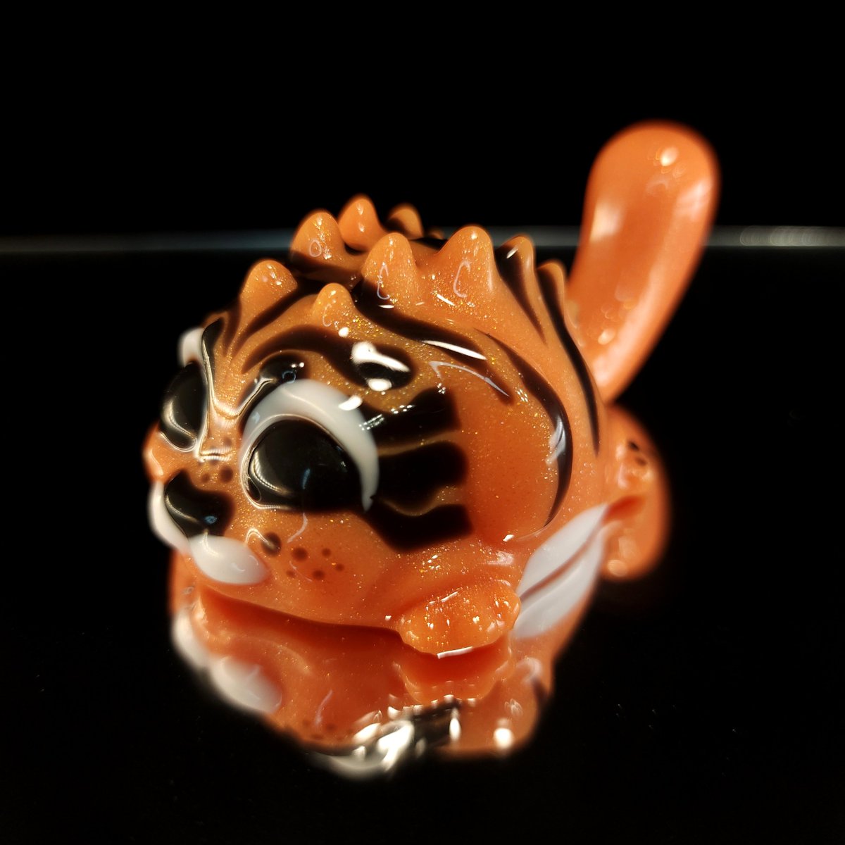 Locked in too hard last night and made a tiger Whatsit 🤲