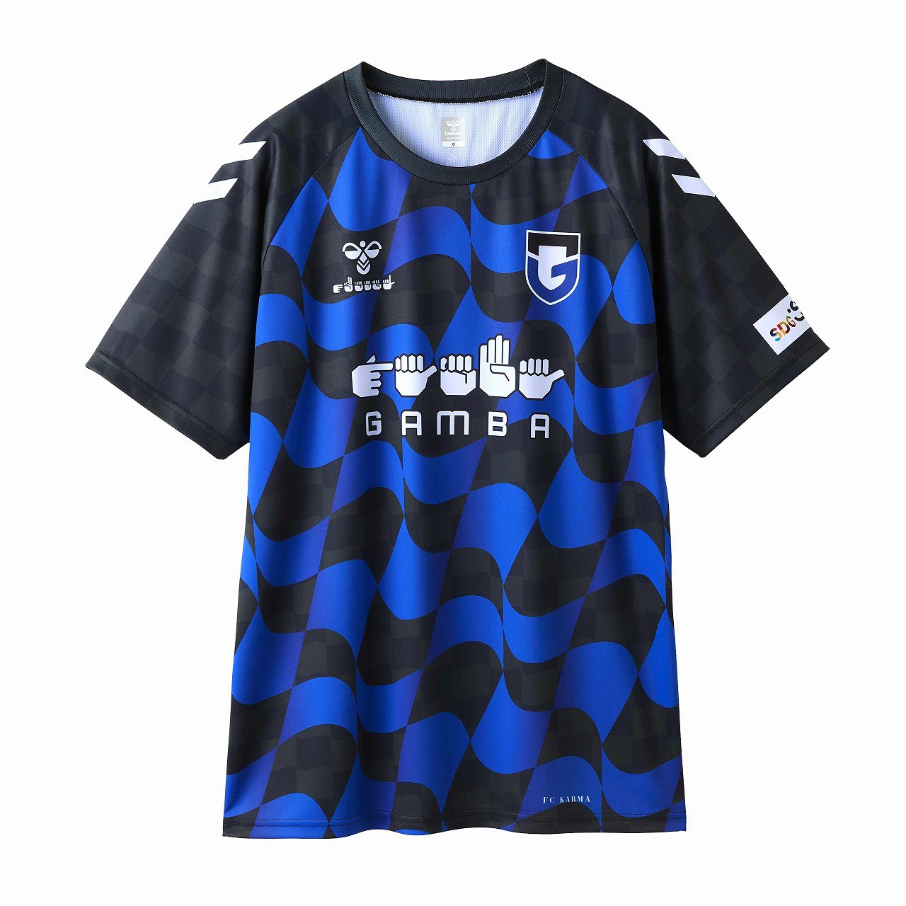 【新品未使用　入手困難】ガンバ大阪×hummel　半袖Ｔシャツ　Mサイズ 新品未使用 大幅値下】ガンバ大阪×hummel 半袖Tシャツ Mサイズ