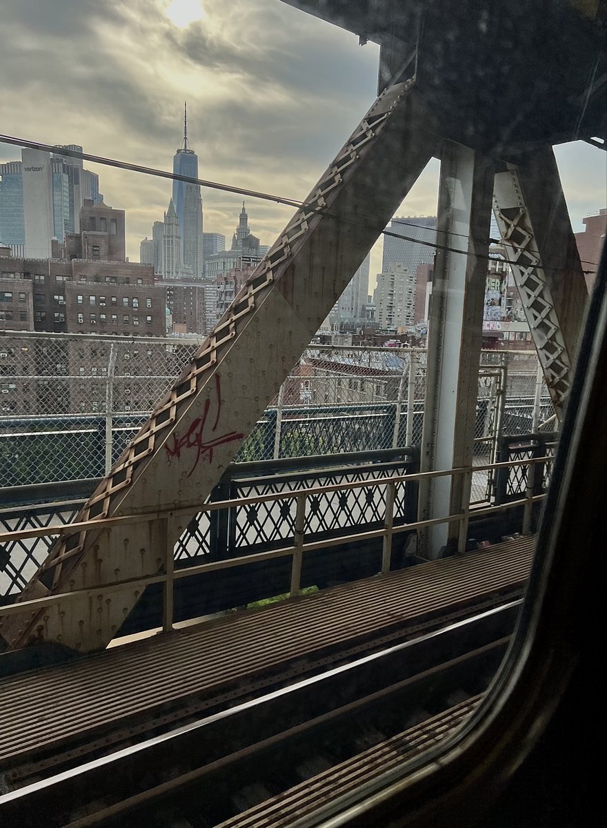 Good night …from NYC subway heading to Brooklyn 🌛