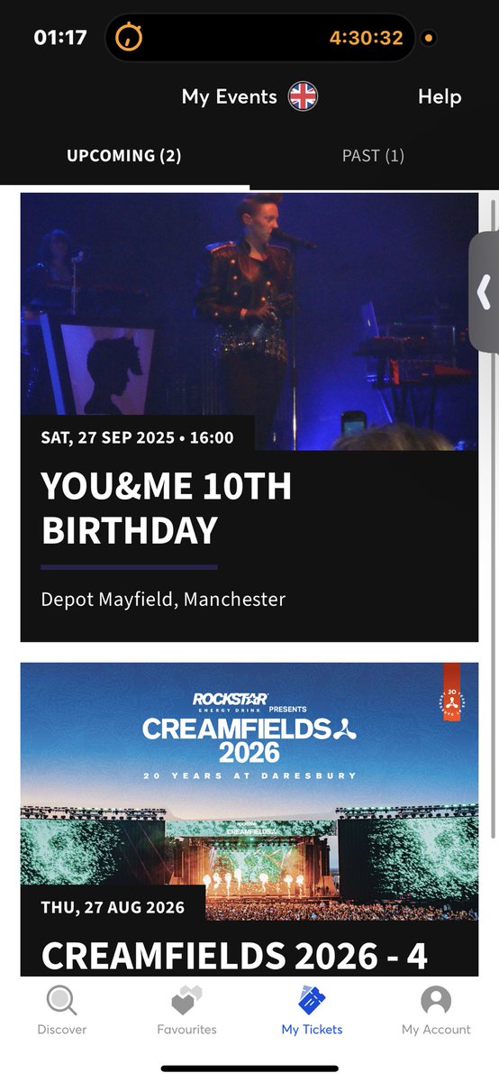 1 You and me whp ticket for sale 
September 27th <a href="/WHP_Mcr/">The Warehouse Project</a>  #whp