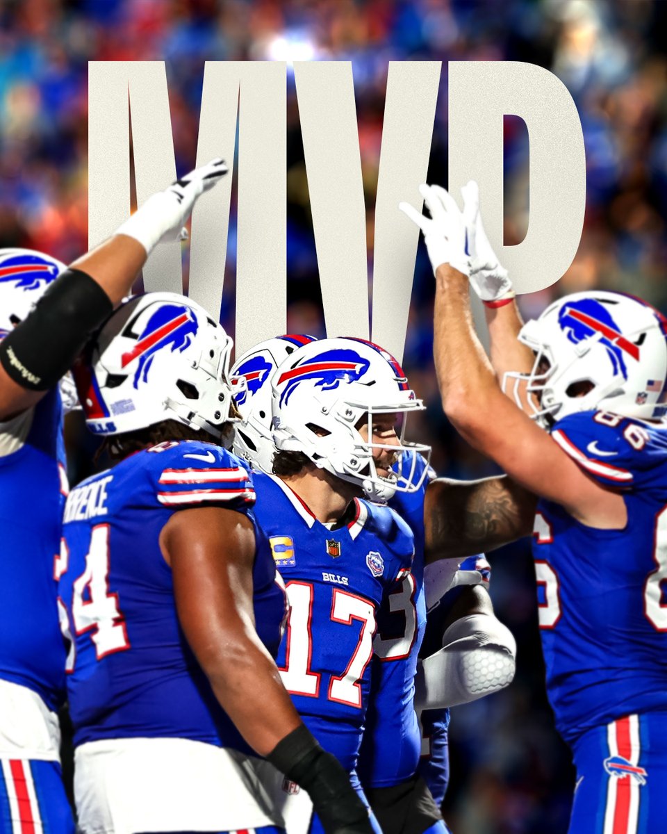 BuffaloBills's tweet photo. MVP.

@JoshAllenQB | #BillsMafia https://t.co/7xYl9KIYMg
