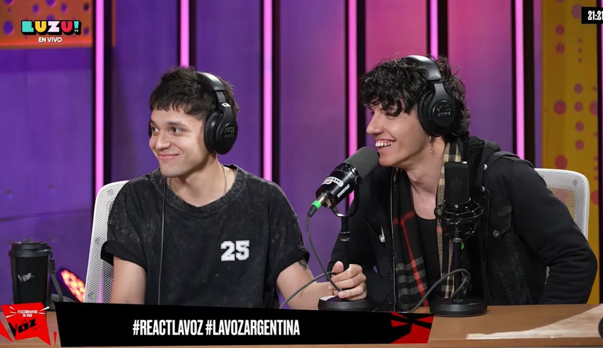 UpdatesAlanlez's tweet image. Alan lez y Nico Behringe en #ReactLaVoz
