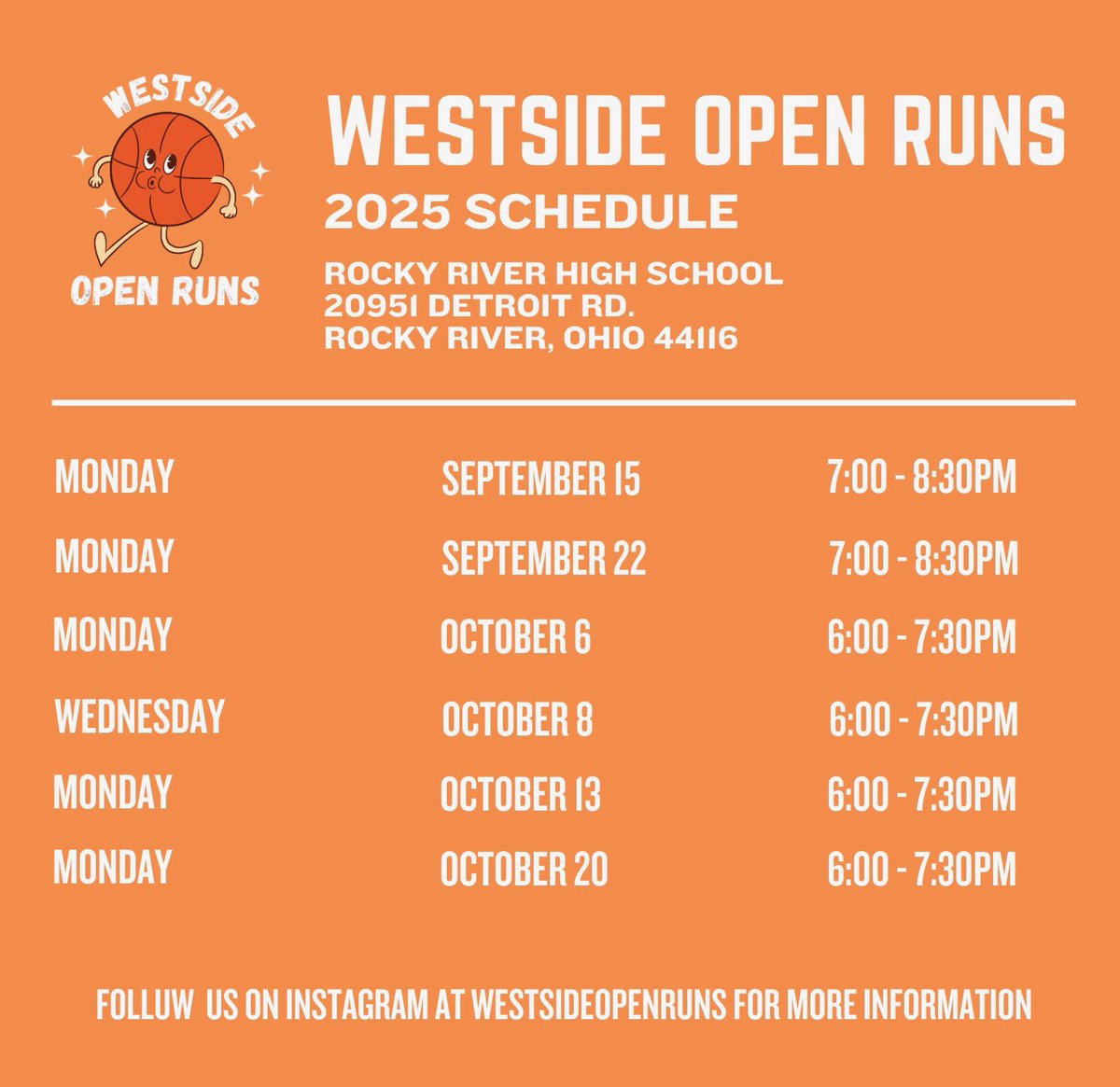 Nora Bruder (@nora20bruder) on Twitter photo Westside Open Runs start in 1 week! Girls in grades 9-12 not in fall sports, tag a teammate & reply if you’re in! #WestsideOpenRuns Westside Open Runs start in 1 week! Girls in grades 9-12 not in fall sports, tag a teammate & reply if you’re in! #WestsideOpenRuns