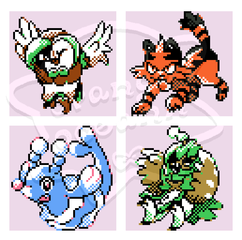 orangeoceann's tweet photo. [12-21-16] :3
Gen 2 Style Pixel Art

#dartrix #torracat #brionne #decidueye #pokemon #alola #sunandmoon #pokemonsunandmoon #pokemonsumo #gen7 #pokemonusum #usum #ultrasunultramoon #ultrasunandmoon #ultrasunandultramoon https://t.co/h04TzAu97C