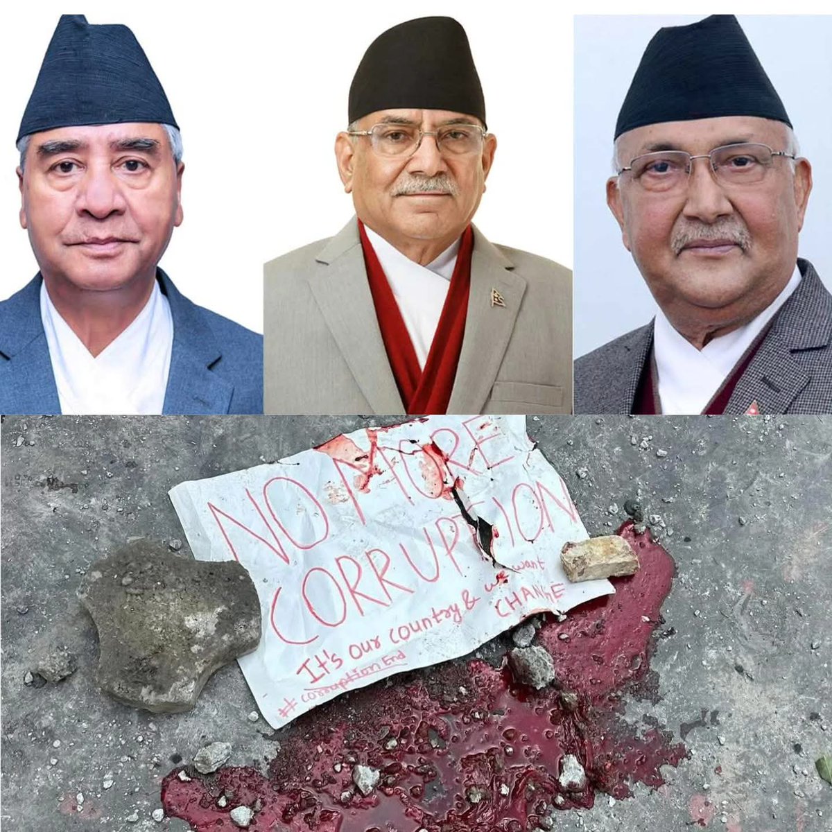 The #GenZProtest in Nepal isn't just about the social media ban, it's about corruption. Yet Western media reduces it to a chant against the ban. <a href="/elonmusk/">Elon Musk</a> This is how so-called media houses distort the truth.
#ArrestKPOli #ArrestLekhak #GenZProtest #Nepalprotest