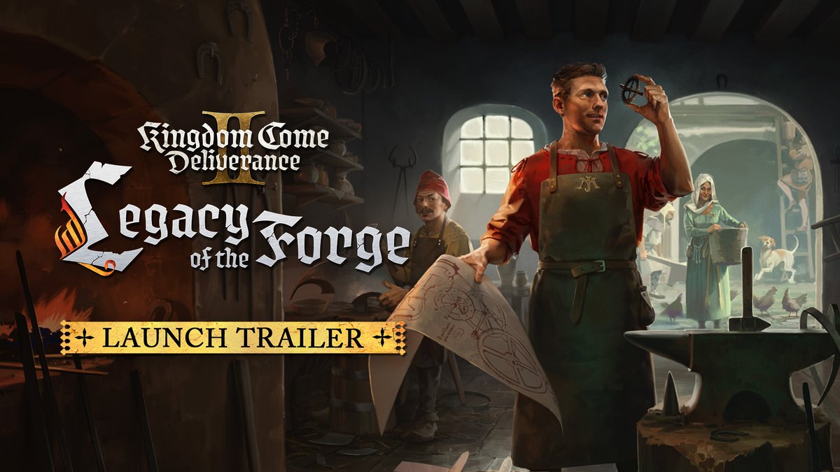 Legacy of The Forge, the new story DLC for #KCD2, is OUT NOW! Rebuild the forge, uncover your family's past, and forge your legacy. Watch the trailer - link below.