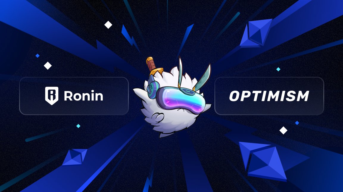 Ronin (@ronin_network) on Twitter photo Powering Roninโs Homecoming to Ethereum with the OP Stack
Welcome to Ronin, <a href="/Optimism/">Optimism</a> โ๏ธ
Last week, the Ronin Governing Validators voted to adopt Optimismโs OP Stack as an L2 provider.
Ronin is coming home to Ethereum, and Optimism is making it possible.
Today, the OP Stack Powering Roninโs Homecoming to Ethereum with the OP Stack
Welcome to Ronin, <a href="/Optimism/">Optimism</a> โ๏ธ
Last week, the Ronin Governing Validators voted to adopt Optimismโs OP Stack as an L2 provider.
Ronin is coming home to Ethereum, and Optimism is making it possible.
Today, the OP Stack