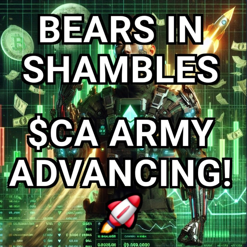 arbe7997's tweet image. $CA ARMY ADVANCING! 🚀

Meme by Ass Assassin 🎖️ #CroArmy #CA #Cronos #CryptoMemes