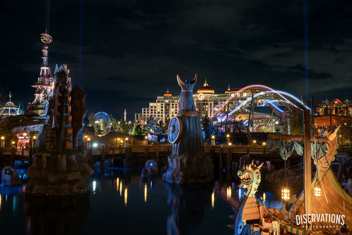 There is a lot to see in this long exposure I took inside Isle of Berk tonight.