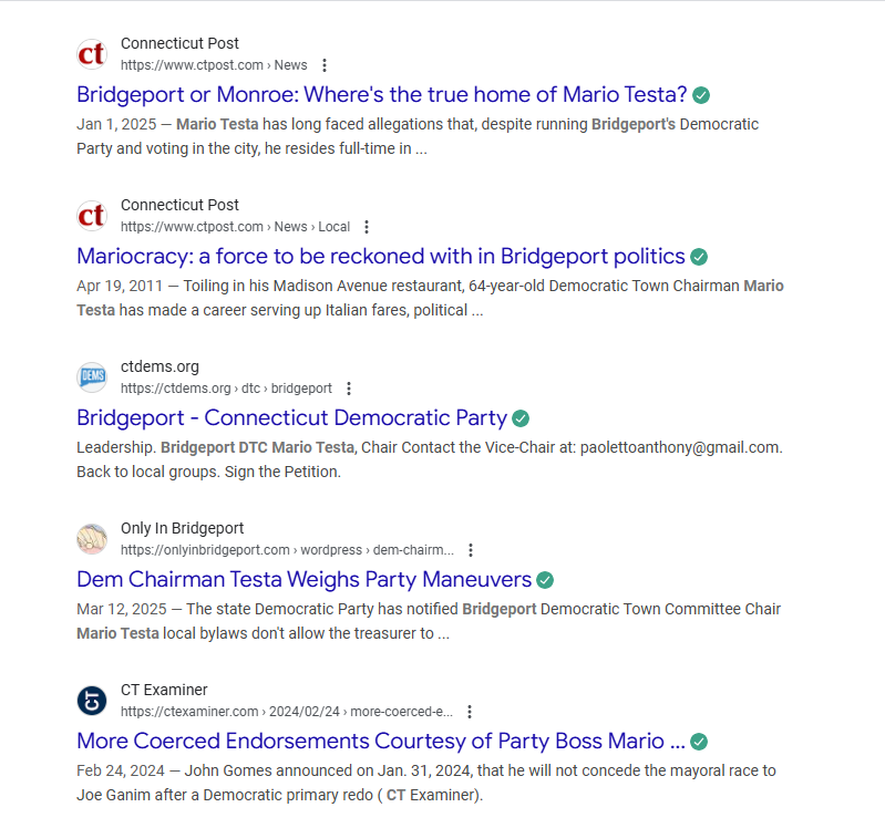 KristiTalmadge's tweet photo. @Jay86158778 @TonyDeAngelo7 I have concerns, and they tend to roll up to Bridgeport, Connecticut Democratic Town Committee (DTC) Chair "Boss" Mario Testa.
Wanda Geter-Pataky, "Wanda the Ballot Stuffer," is the Vice Chair of the Bridgeport DTC.
#WheresWanda https://t.co/8qwhdgu5SG