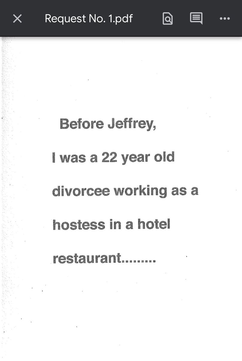 1/11

HOLY FUCK.

The Epstein “Birthday Book” confirms the claims of one of the victims!!!

Maxwell put it together and wrote first-person stories from many old contacts, this one frames as a “Who Am I?”

It matches a victims claims that Maxwell said didn’t happen.

It begins: