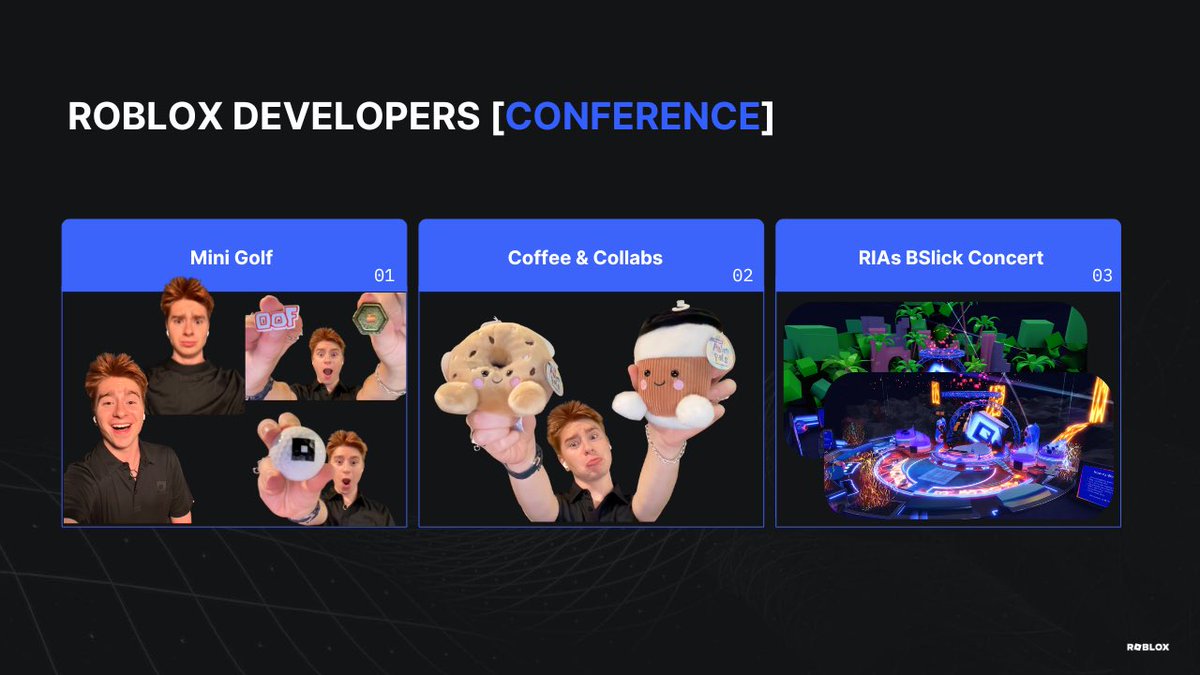 Today was my last day as an intern on the Brand Partnerships team <a href="/Roblox/">Roblox</a>!Grateful for the chance to learn, create, and collaborate with such an incredible group.

Highlights included producing The Block RIAs concert, consulting, being the RIAs envelope man &amp; so much more!😄