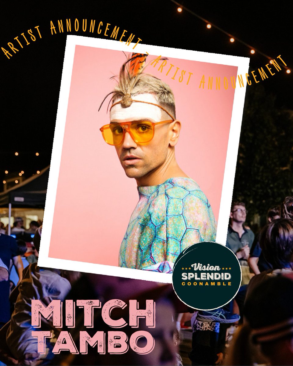 MitchTambo's tweet photo. Honoured to be headlining Vision Splendid on Oct 5 📷
Can’t wait to bring the music to Queensland 📷
Who’s joining me?
#MitchTambo #VisionSplendid #LiveMusic https://t.co/lx05c4Z0KP