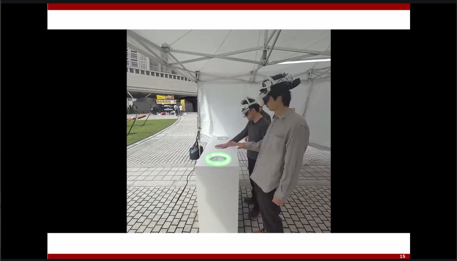 jun_mh4g's tweet image. #hashilus 
最初MRっぽい感じからスタート
門を召喚して大きくしていく
門をくぐった先にはVRの仲見世通り
いまは連続性があるんですよ