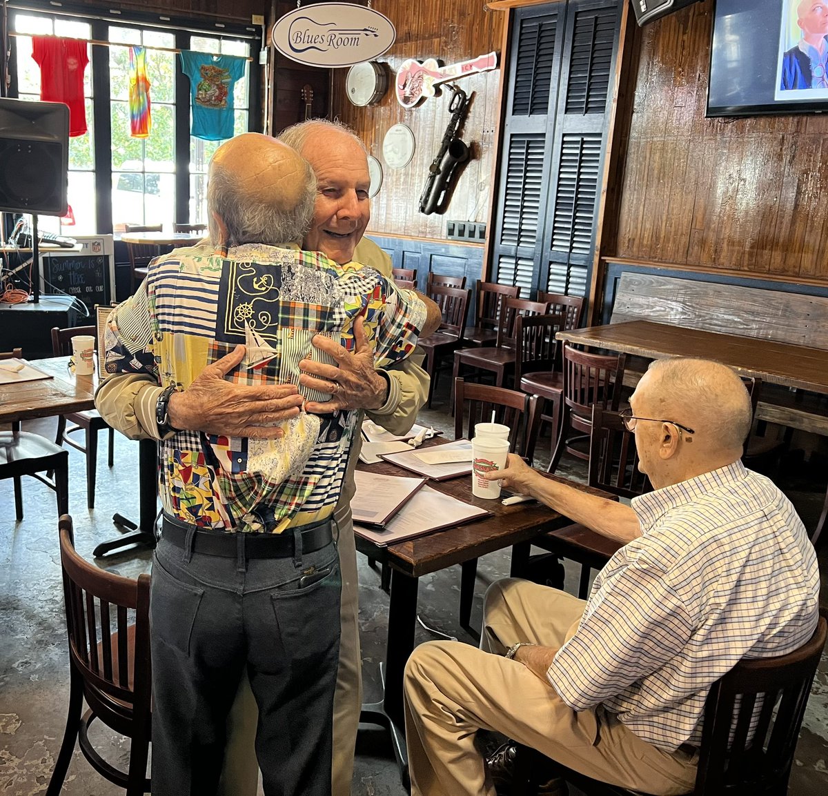 Founding members of the Beta Omicron Chapter of Pi Kappa Phi Fraternity at Northwestern State University held their annual luncheon on Thursday, September 4 in Natchitoches. 

Read more about the gathering to mark 69 years of brotherhood: tinyurl.com/y62nbbca