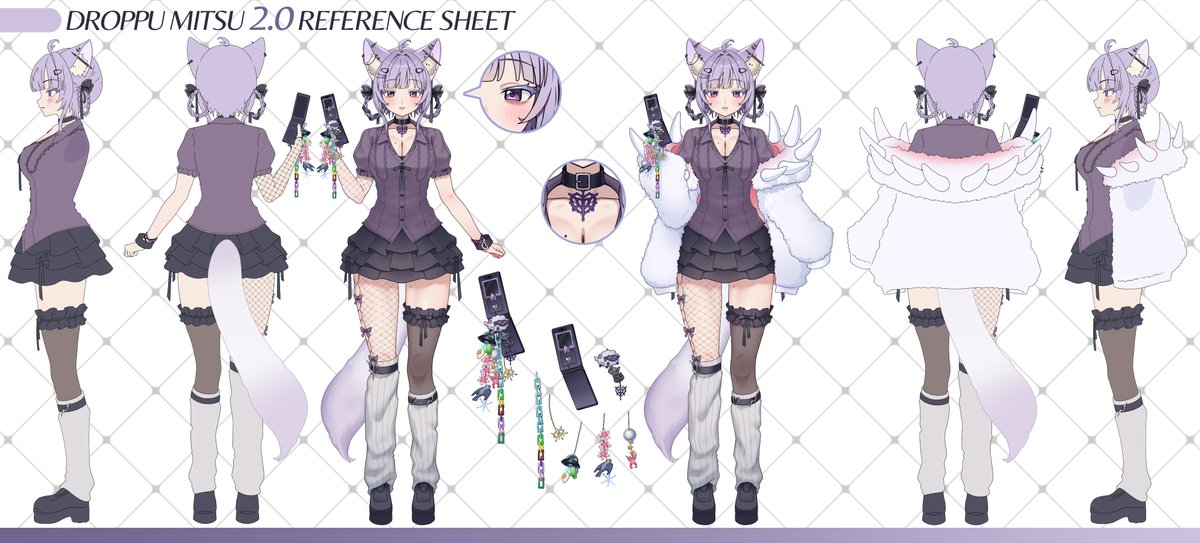 droppumitsu's tweet photo. 🐏•———✧•———•✧———•🔪

🎀💜concept┊ #cytrumi
reference art┊ #setaseta0118 https://t.co/UPYrnMhH8g