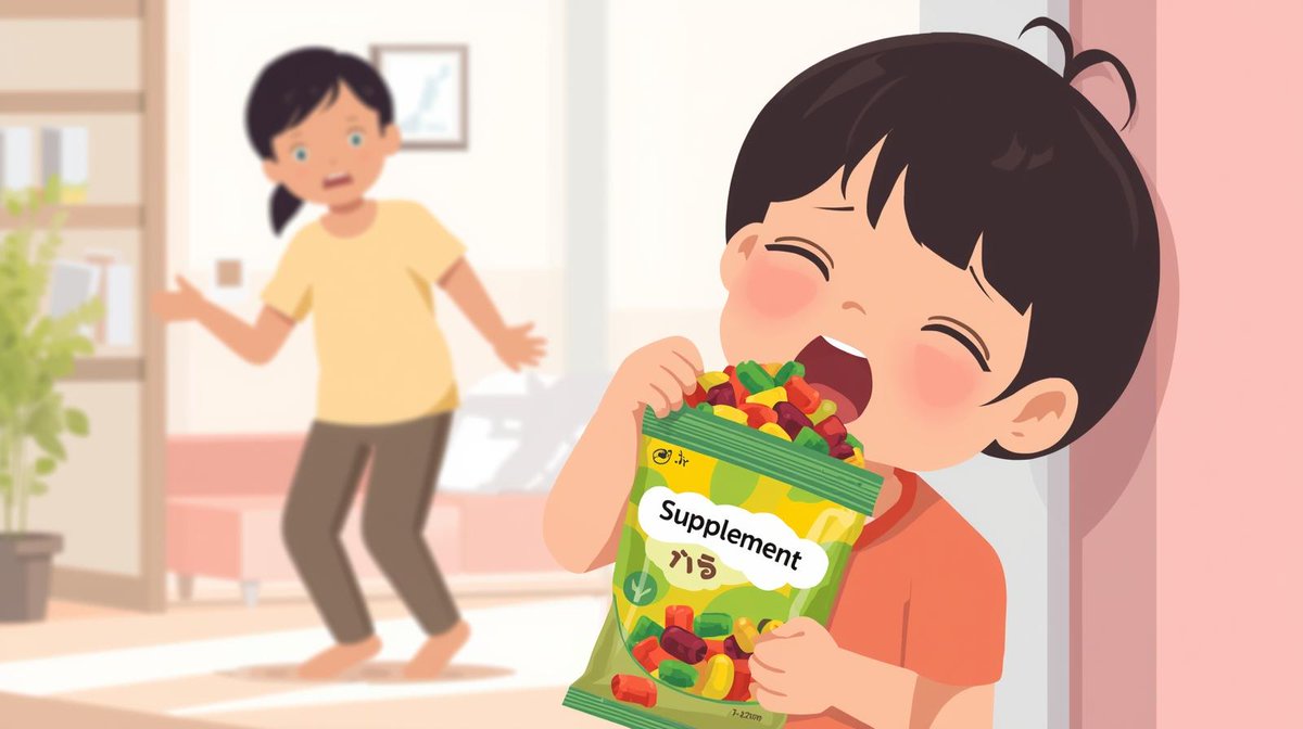 JPIC_PoisonInfo's tweet photo. グミタイプのサプリメントを5歳以下の子どもが誤食した事故の相談が増えています！10粒以上を食べた相談が67%を占め、90粒食べたケースもありました！
手軽に摂取できる一方、味やパッケージがお菓子に似ていることから、たくさん食べてしまう危険があり注意が必要です！

https://t.co/ZrvKwflPR9 https://t.co/XMHAr8MJyP