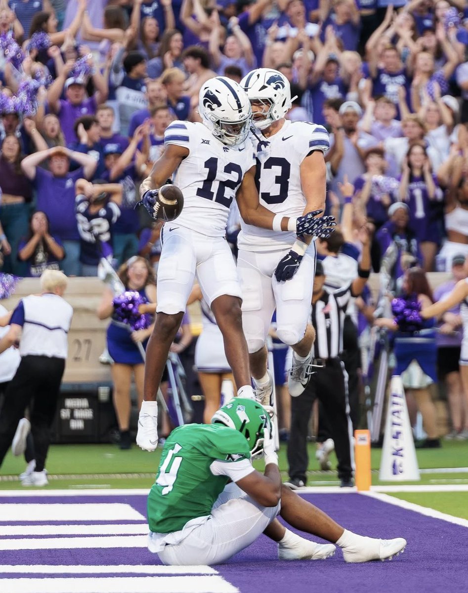 WildcatFrank69's tweet photo. Is Kansas State the real deal?

ESPN’s FPI metric currently predicts K-State will finish a near perfect 10-2 this season, including an edge at KU (99.6%), at Utah (74.3%) and at Oklahoma State (67.67%).

The Wildcats could be favorites in each game the rest of the way. https://t.co/7konZOyQwg