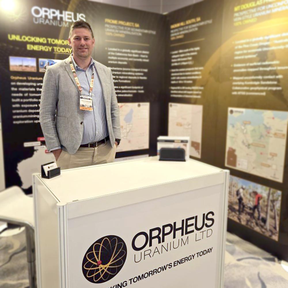 The Orpheus team will be at Uranium Investment Day in Perth this Thursday. If you're keen to learn more about our #uranium strategy, drop by the booth or watch MD Clint Dubieniecki's talk.

$ORP shareholders have been offered free tickets - register here:
vert.eventsair.com/riu-essential-…