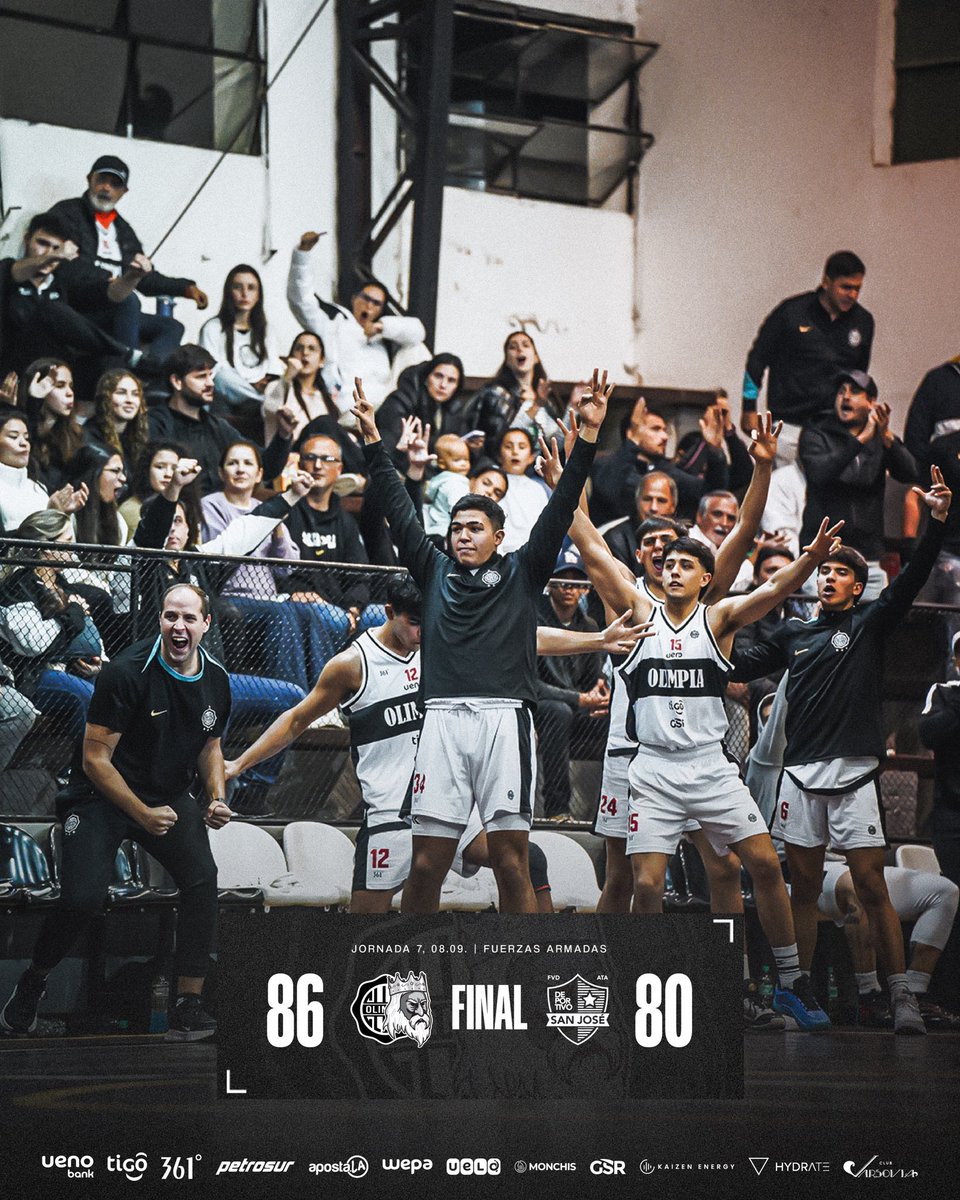 💪🏻 ¡GANÓ #𝗢𝗟𝗜𝗠𝗣𝗜𝗔! 🤍🖤🤍