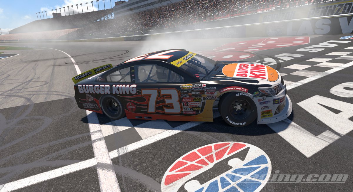 The dice rolled thy way tonight in Vegas for a new Monday night league I just joined. Checkers N Wreckers Racing league dub in debut!