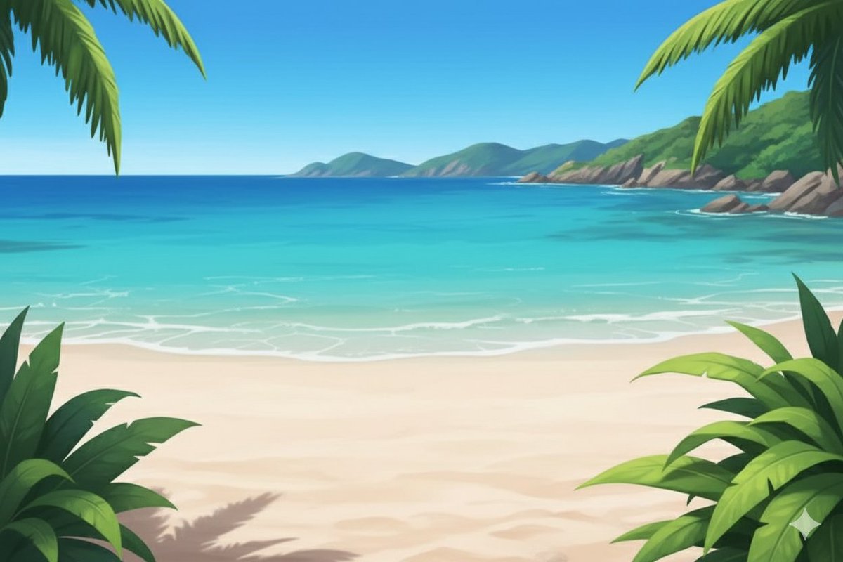 Fondo de playa