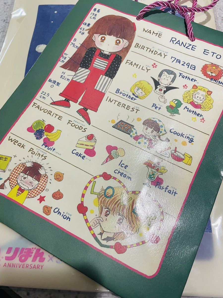 スリーコインズで見かけて思わず買ってしまった…！
りぼんの付録だったこのイラストが大好きでずっと眺めていたなあ
たしか裏側は神谷さんバージョンだったような…