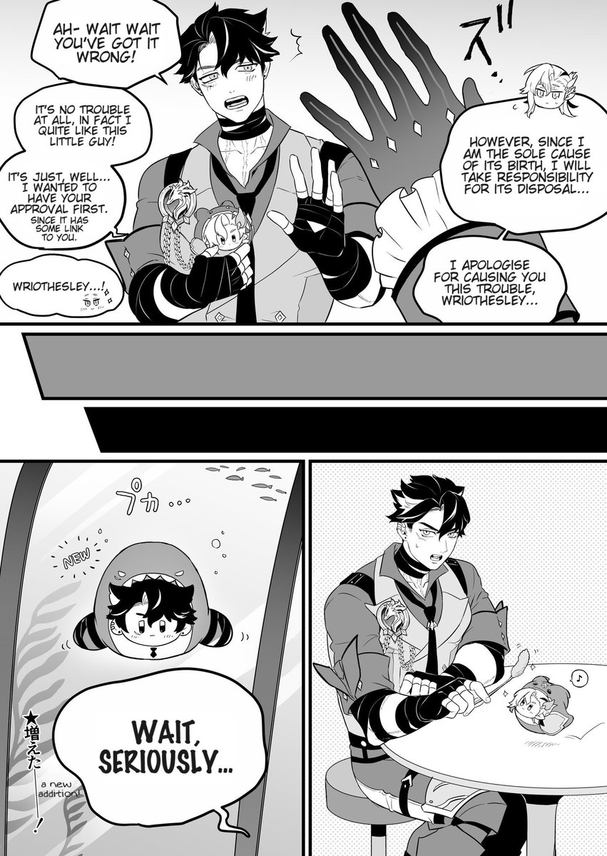 Encounter with the Unknown ₍ᐢ._.ᐢ₎⊹🫧(4P) translation:すけさん🫶
#Wriothesley #Neuvillette