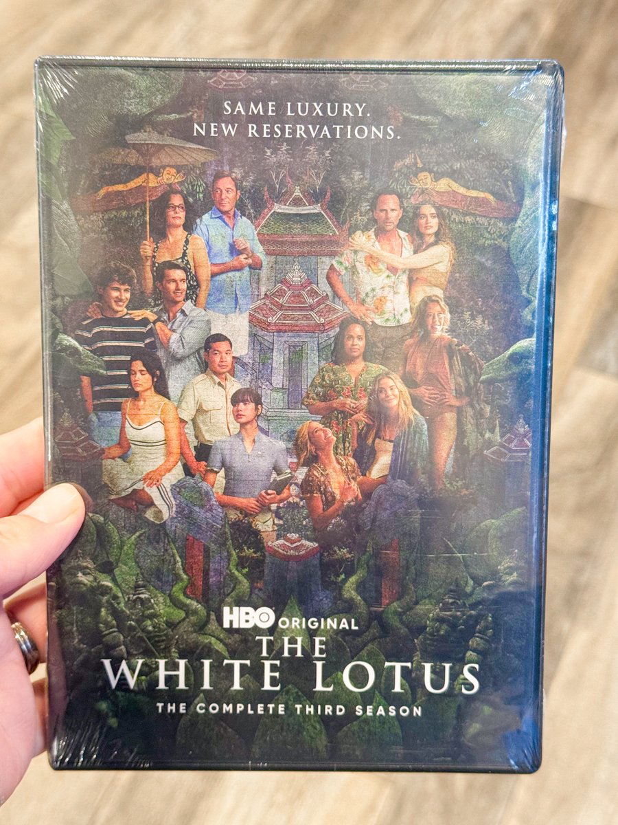 📷 📷 The White Lotus: The Complete Third Season is coming to DVD from Warner Bros. Entertainment Discovery Home Entertainment on September 9, 2025!📷 📷 Get yours TODAY ---> amzn.to/3IfKRK7 #movie #entertainment #dvd #TheWhiteLotus