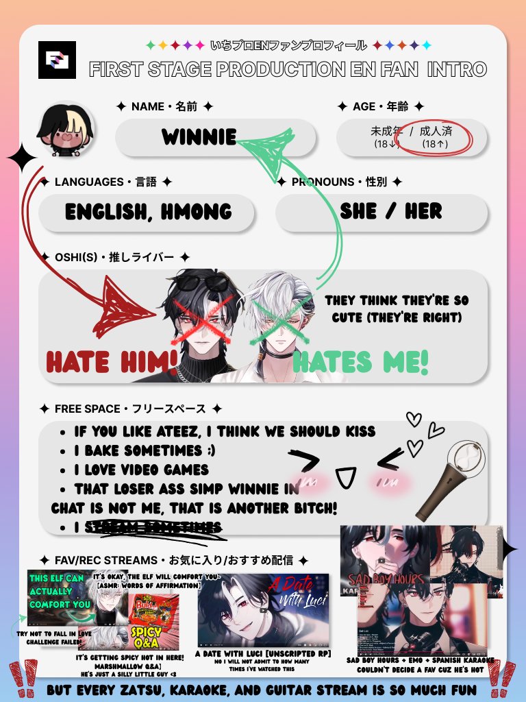 _bywinnie's tweet image. redid / updated my intro hehe
hi! im winnie and i like ravallum and ateez &amp;lt;3
#FSPENintro