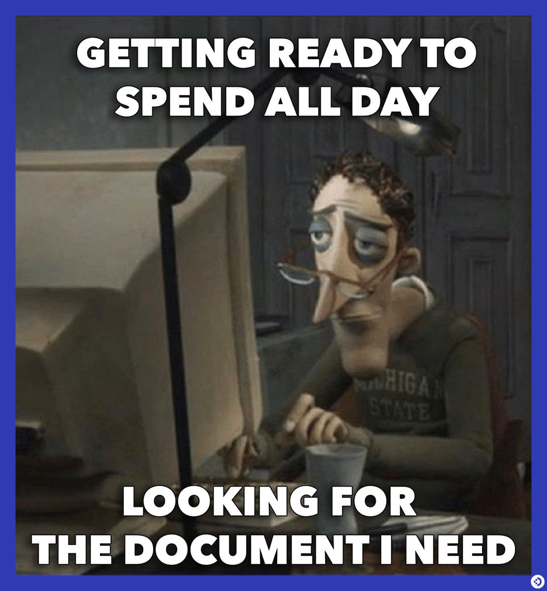 DocuWare's tweet image. Nothing wears you down like a long tedious document search 😞.
On top of that, the time lost to tracking down information means:
📉: You have less time for strategically valuable projects.
⭐: It's harder to answer customer queries quickly.
📋: Compliance audits become far more…