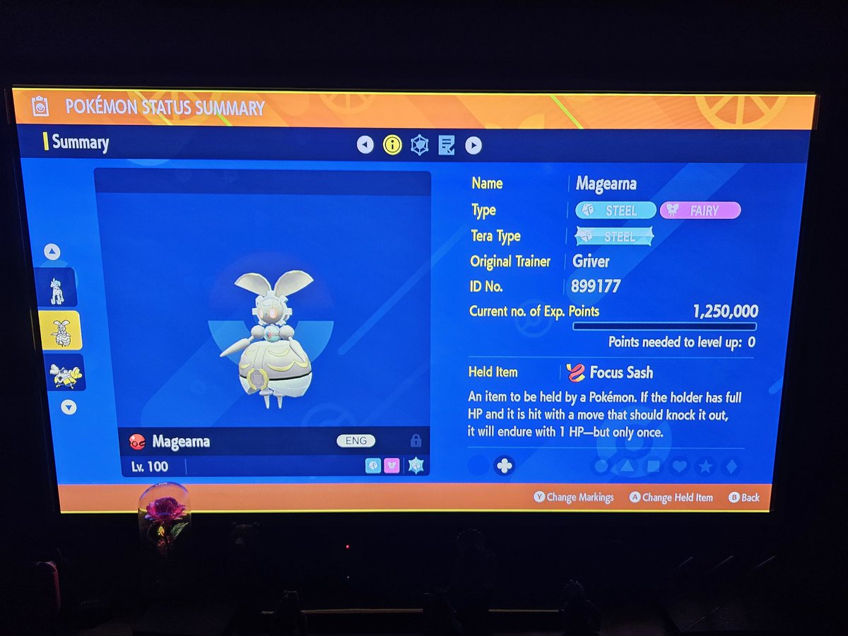 Griver84's tweet photo. Worlds first Magerena (silver) the Ranked Master and the team I won it with!
Plenty of time left in the month to borrow this team and get yourself to Masterball Rank!
#VGCPokemon
@Pokemon
#PokemonScarletViolet https://t.co/KAkJjFrHts
