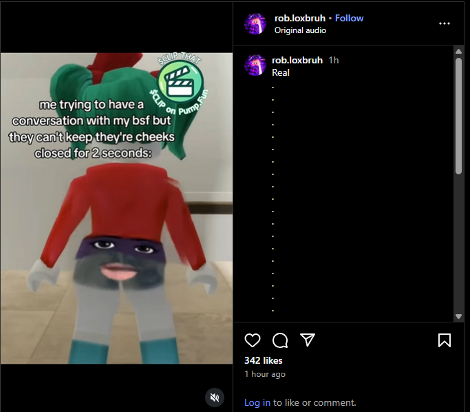 CLIPTHATdotFun's tweet photo. Looks like a Roblox account with about 20,000 followers found us on whop, and started to post for us!

This will only grow 📈🎬

$CLIP THAT https://t.co/srsz8nXNRY