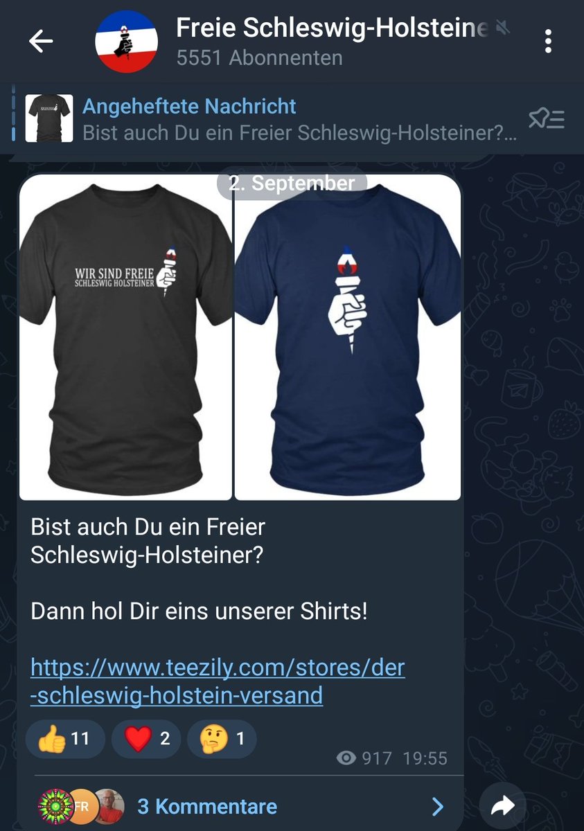 Neues vom #freieSchleswigHolsteiner

Er bewirbt seine Klamotten, an denen er verdient(e).

Wann merkt er, dass #teezily seit über 2 Monaten offline ist? Er nicht mehr an sein Geld kommt? Oder war das gar nicht so erfolgreich? 🤡