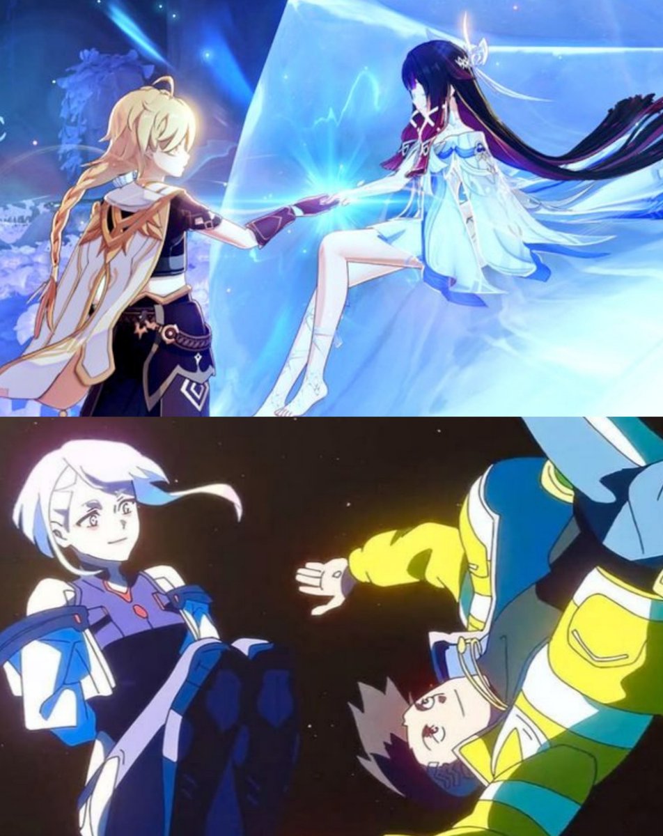 mkdragon89's tweet image. One final reminder these two share the same EN VA 
#Aebina #Aetherbina