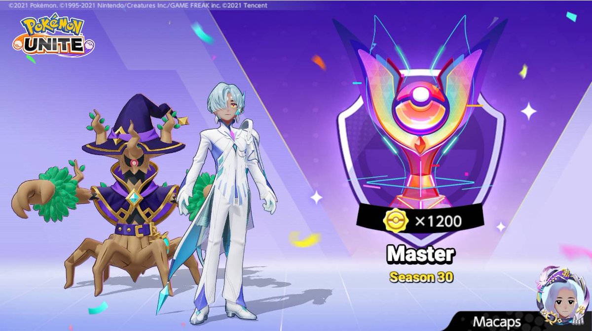 MJM_cool's tweet photo. Myyyy P A T I E N C E talagaa being tested by this game 😂 Finally, starting point na ulit 🎉 #PokemonUNITE https://t.co/xbqMDQG4pd
