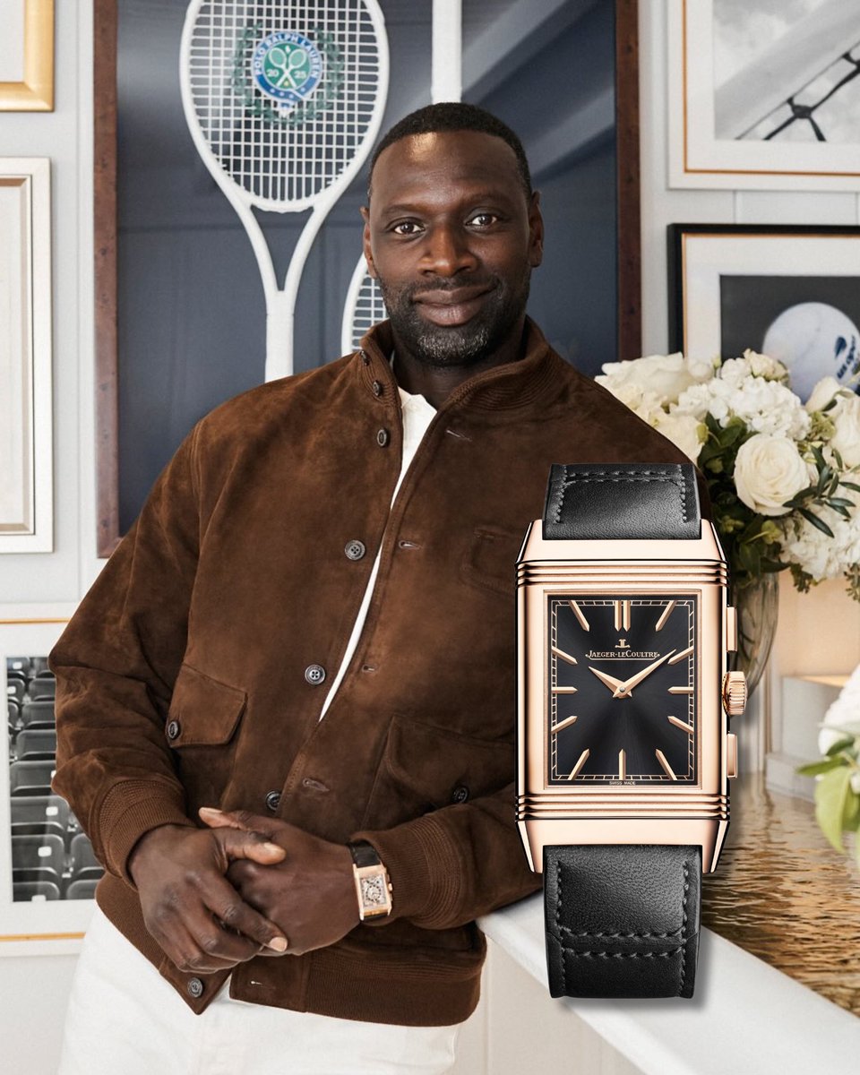 tiempoderelojes's tweet image. #Spotted | El actor francés Omar Sy fue visto en la final masculina del US Open 2025 luciendo el Reverso Tribute Chronograph de @jaegerlecoultre, en caja de oro rosa.

#TiempoDeRelojes