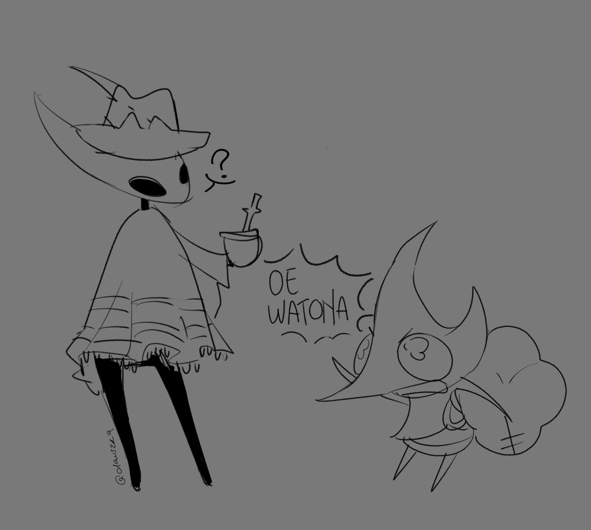 mi headcanon dea #Silksong #Hornetfanart