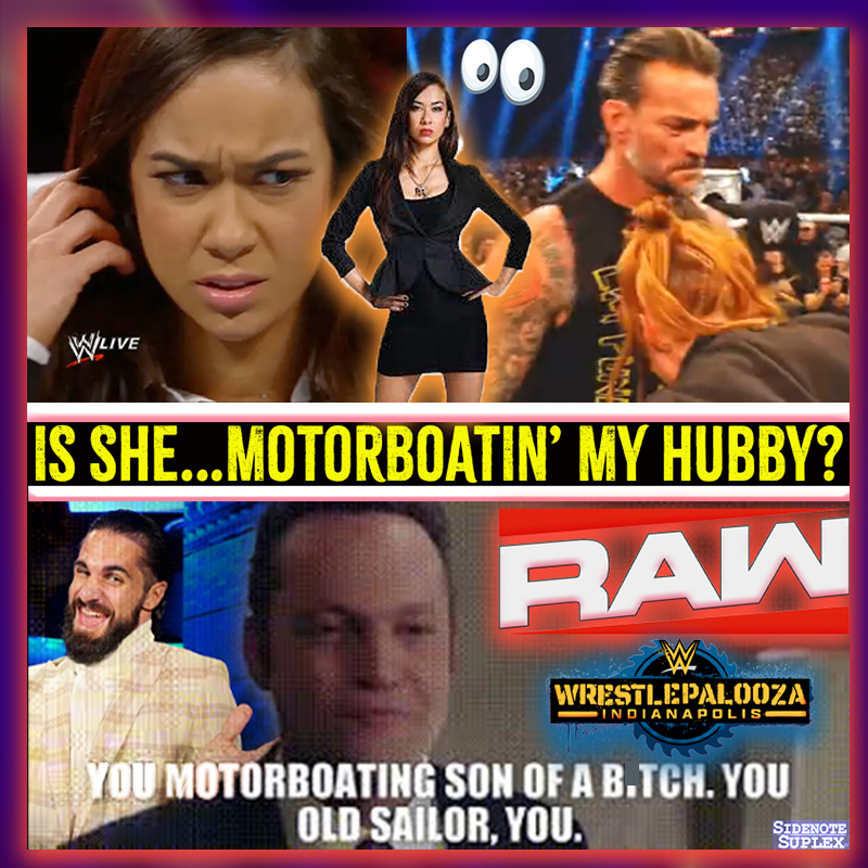 lmao Aj Lee was liike #WWERawonNetflix #AJLee #Memes #WWE #Wrestlepalooza You ol sailor you #beckylynch
