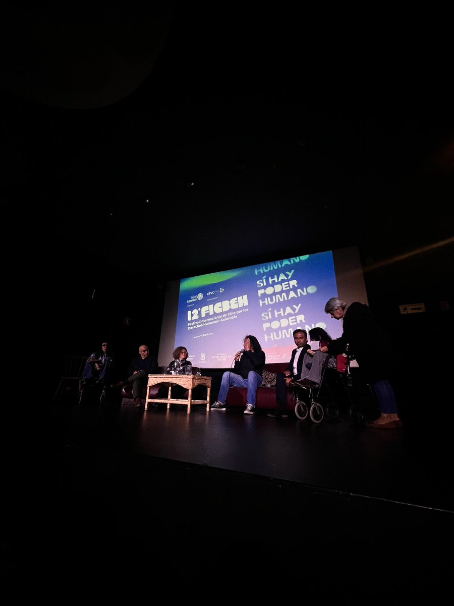 FICDEH's tweet photo. 💥 Luego de la proyección de ‘Lara: el hombre que enfrentó a Escobar’ tuvimos un conversatorio donde se conmemoró la vida de Jorge Lara y su padre Rodrigo Lara Bonilla.

El auditorio fue enfático en mencionar la necesidad de un acuerdo político. https://t.co/hiRLrOuU75