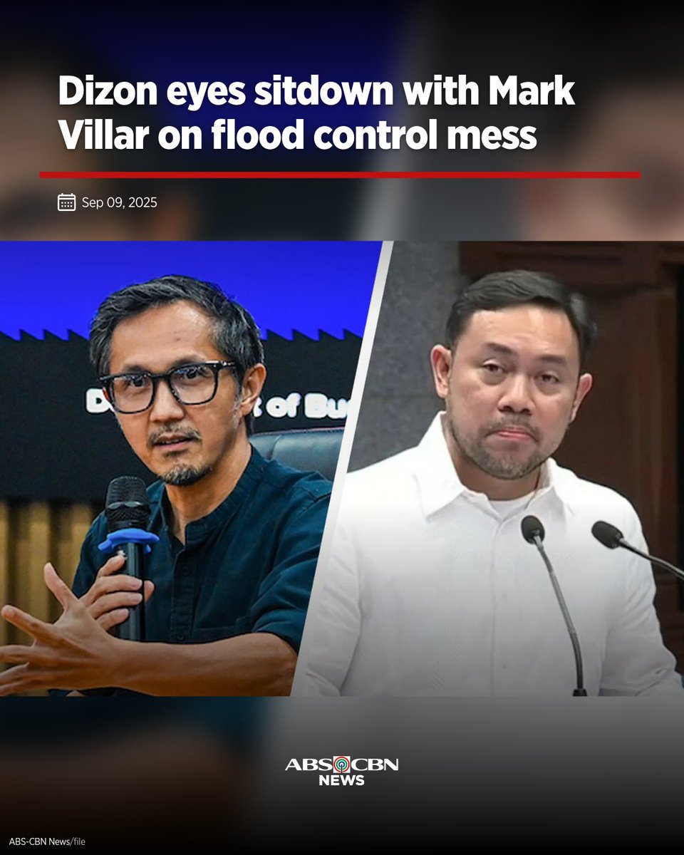DPWH Sec. Dizon said it is only fair that Sen. Mark Villar answer some of the public's questions regarding possible corruption during his time as Public Works Secretary from 2016 to 2021.

READ: abs-cbn.com/news/nation/20…