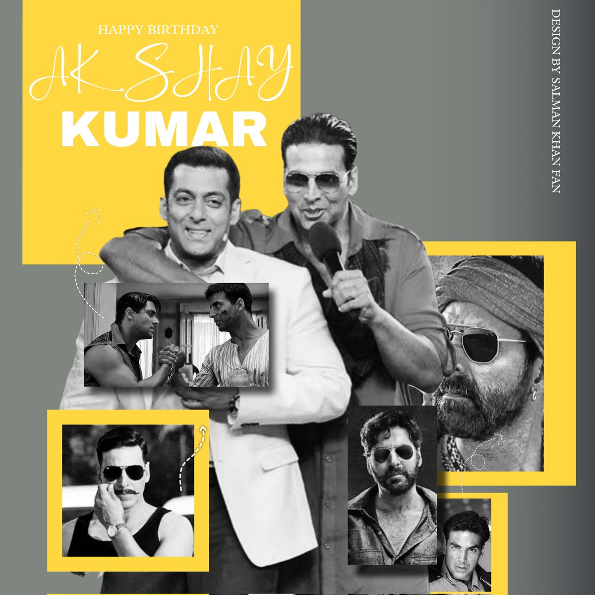 I’ve never created an edit for anyone except #SalmanKhan.

But today I made one for Akshay Kumar — because he’s Salman’s best friend and the only actor I admire after him. ❤✨

#HappyBirthdayAkshayKumar