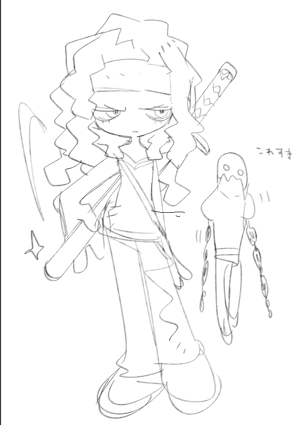 のせてないらくがき①です 