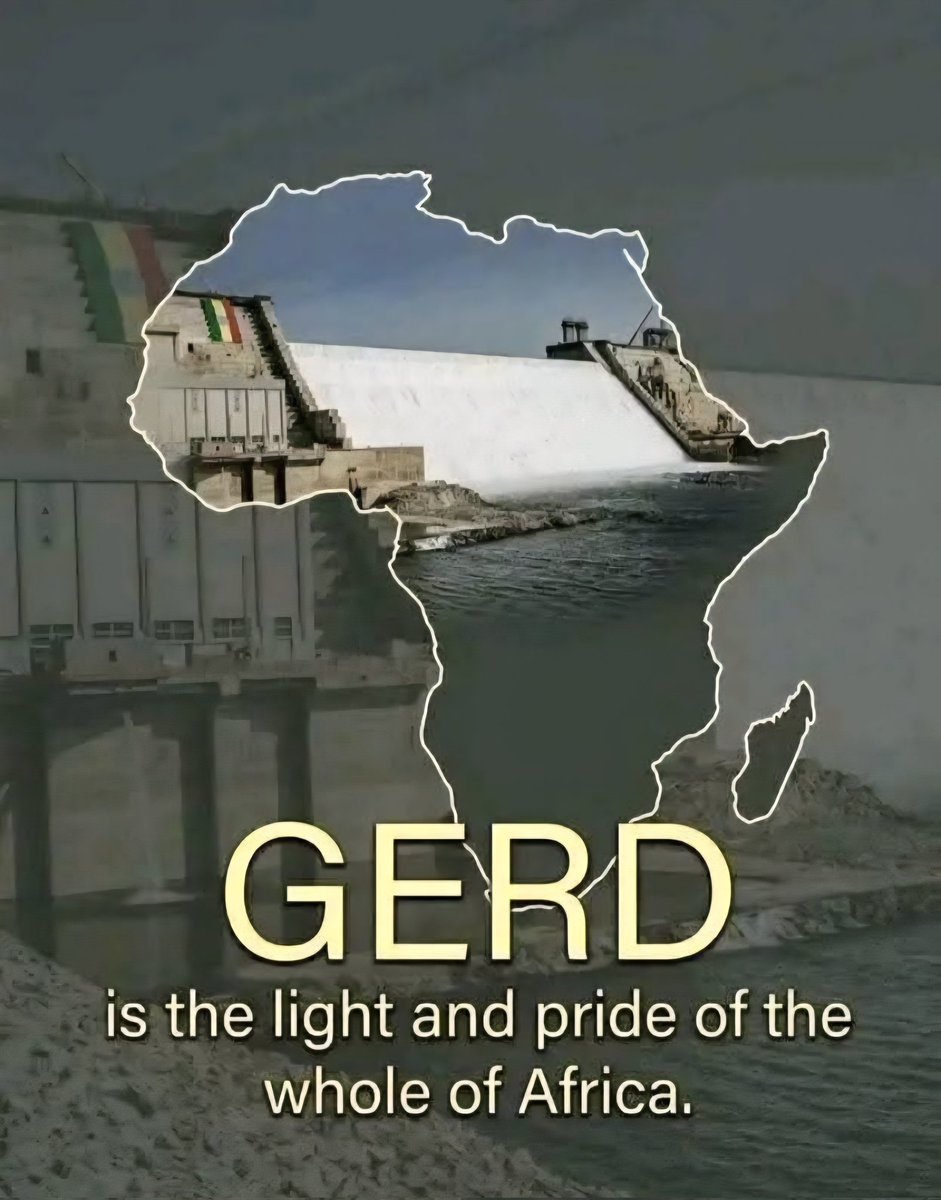 I want to congratulate the Ethiopian government &amp; its people for witnessing the completion of the national Flag project Great Ethiopian Renaissance Dam( GERD)  . Hooray !!!