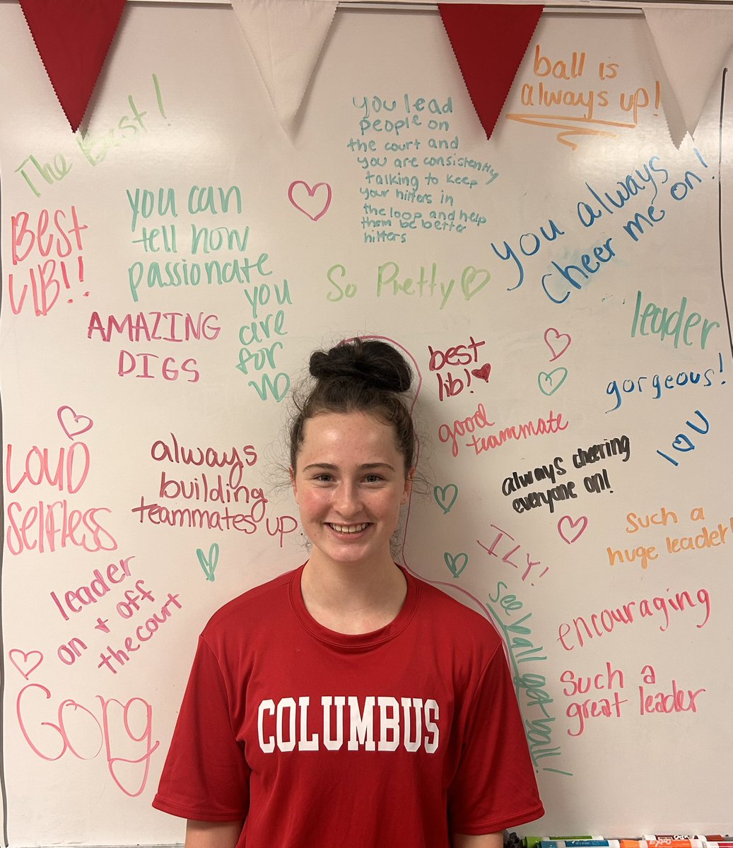 kayleyejohns's tweet photo. 🏐Build Up Your Teammates - Week 1🤗.  Meet Our Players…

#3️⃣ — SENIOR — Caylie Neisner
Her teammates describe her as a leader, gorgeous, and the best Libero!! ❤️

#4️⃣ — SENIOR — Emma Calhoun
Her teammates describe her as a positive leader, beautiful, and full of energy!!❤️ https://t.co/NP27xehUTE