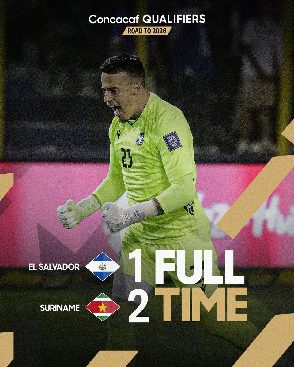 Suriname secures the 3 points 💪