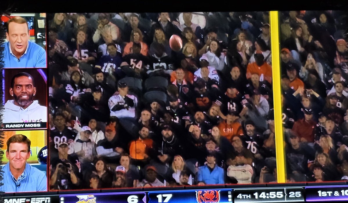 The iconic <a href="/RandyMoss/">Randy Moss</a> is back! Such a blessing to here he's cancer-free. #PeytonandEli #ManningCast #OmahaProductions #MNF