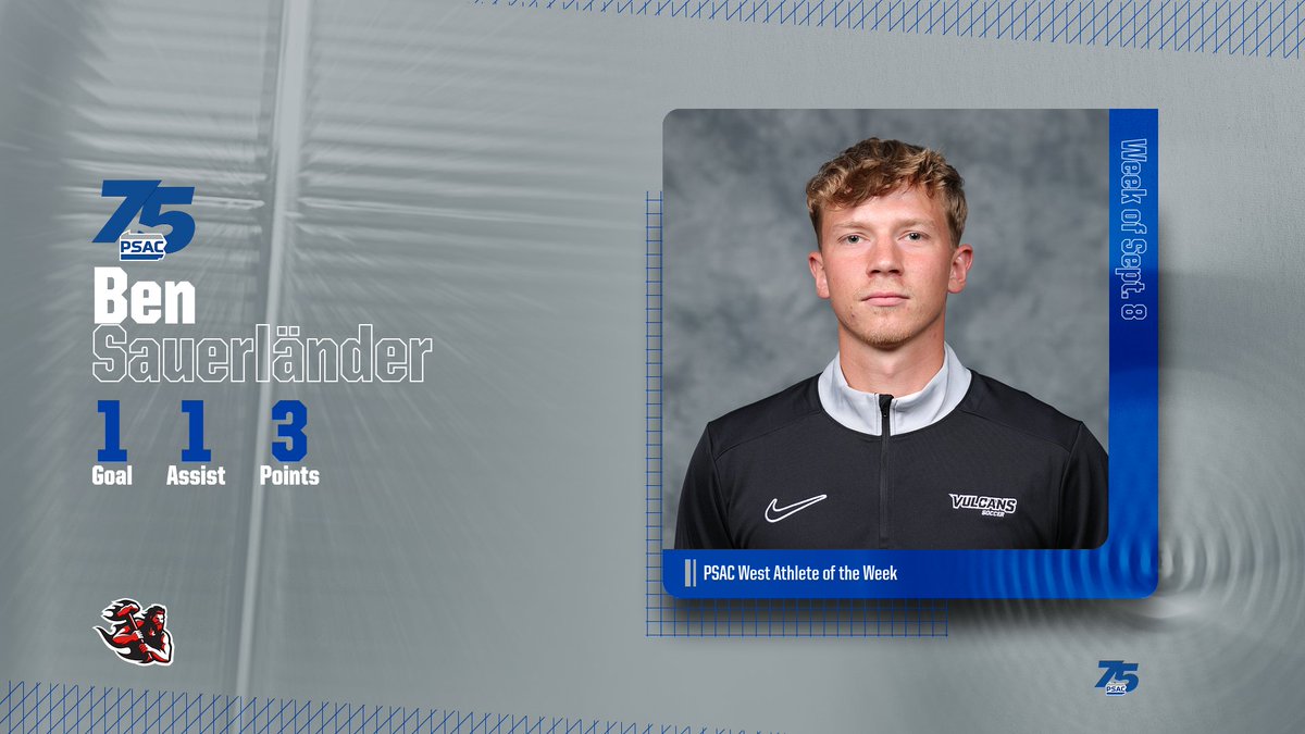 MSOC: Senior transfer Ben Sauerländer receives PSAC West Athlete of the Week honors following performance in season-opener

🔗 tinyurl.com/ytsumd9y