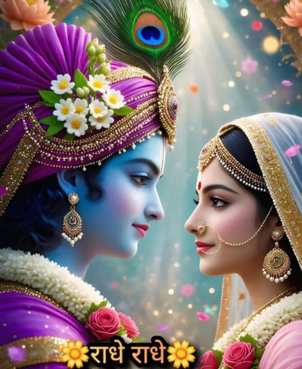मुश्किलों में सदा वो हंसते है.... 
जिनके हृदय में राधे श्याम बसते है..❣️
जय श्री राधे कृष्ण🙏❣️